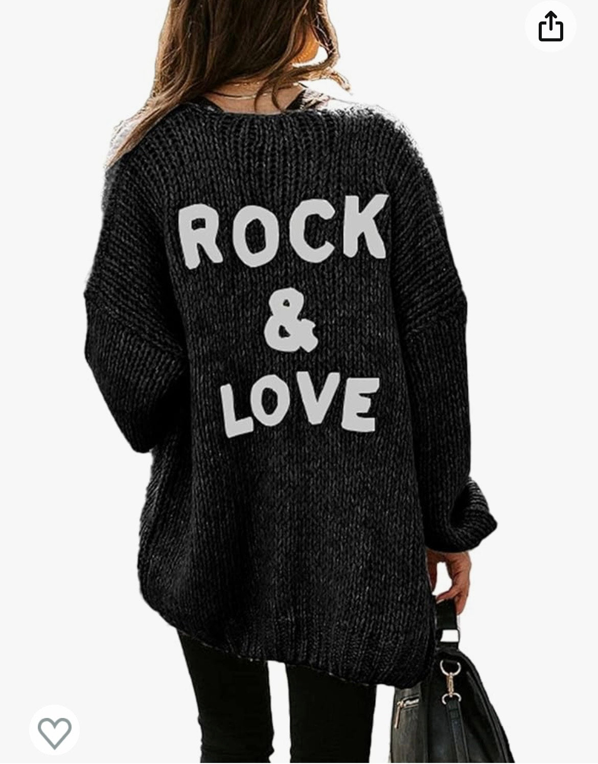 Rock & Love Fuzzy Cardigan